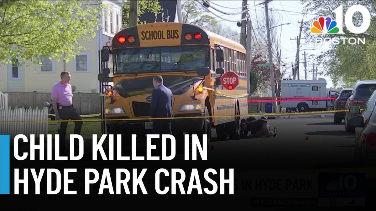Child killed in crash involving school bus in Hyde Park – NBC Boston