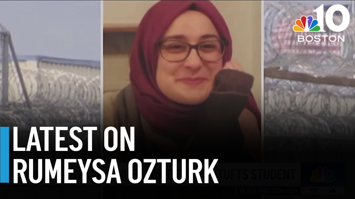 Legal battle continues for detained Tufts student Rumeysa Ozturk – NBC ...