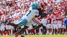 Tulane safety Caleb Ransaw
