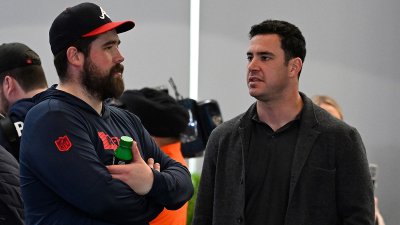 Patriots teammates David Andrews and Joe Cardona