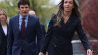 Dedham, MA – April 22: Karen Read walks into Norfolk County Superior Court for opening statements in her retrial on April 22, 2025. Read, 45, has pleaded not guilty to charges including second-degree murder for allegedly backing her Lexus SUV into Boston police officer John O’Keefe early on Jan. 29, 2022, after dropping him off outside a Canton home. (Photo by Jessica Rinaldi/The Boston Globe via Getty Images)