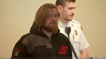 Murder suspect Jay Blodget in Salem District Court to face a judge on Thursday, April 24, 2025.