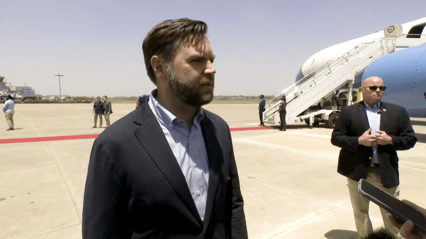 JD Vance speaks from tarmac in India