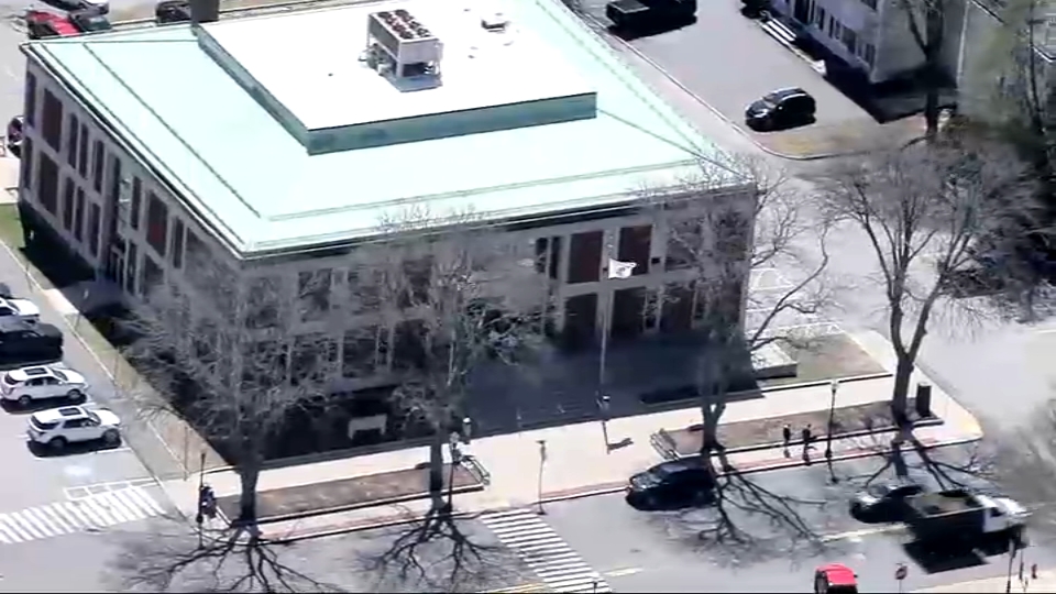 Woburn District Court on Monday, April 14, 2025.