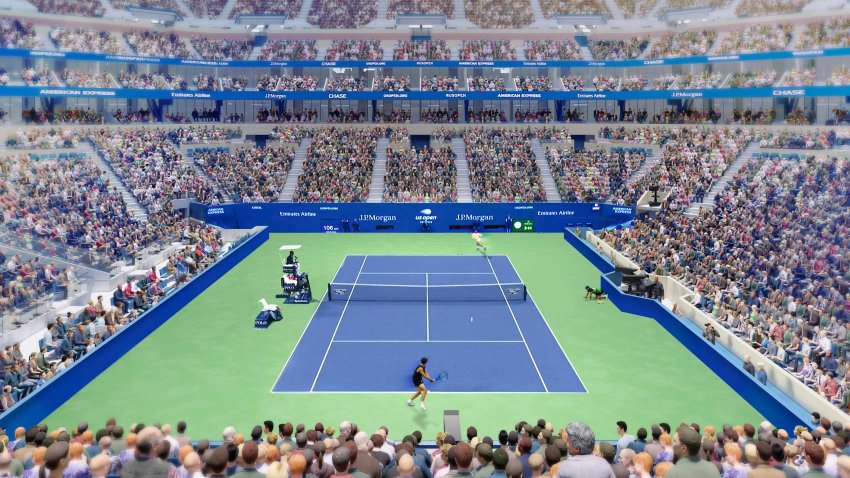 A reimagined Arthur Ashe Stadium modernized and enhanced at all levels.