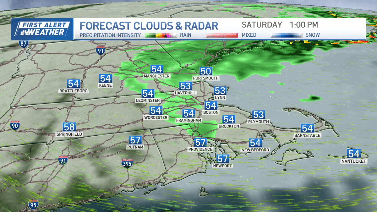 Boston Massachusetts forecast when does rain stop – NBC Boston