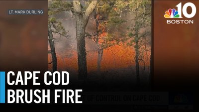 Planned burn on Cape Cod grows to out-of-control brush fire