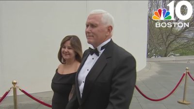Former VP Mike Pence receives JFK courage award in Boston