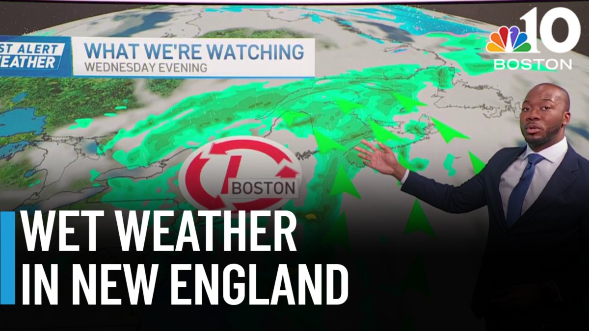 Rainy week ahead: Here’s how much to expect – NBC Boston