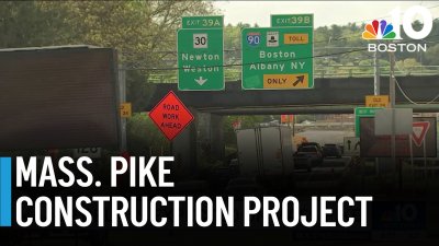 Major delays expected during Mass. Pike bridge replacement project