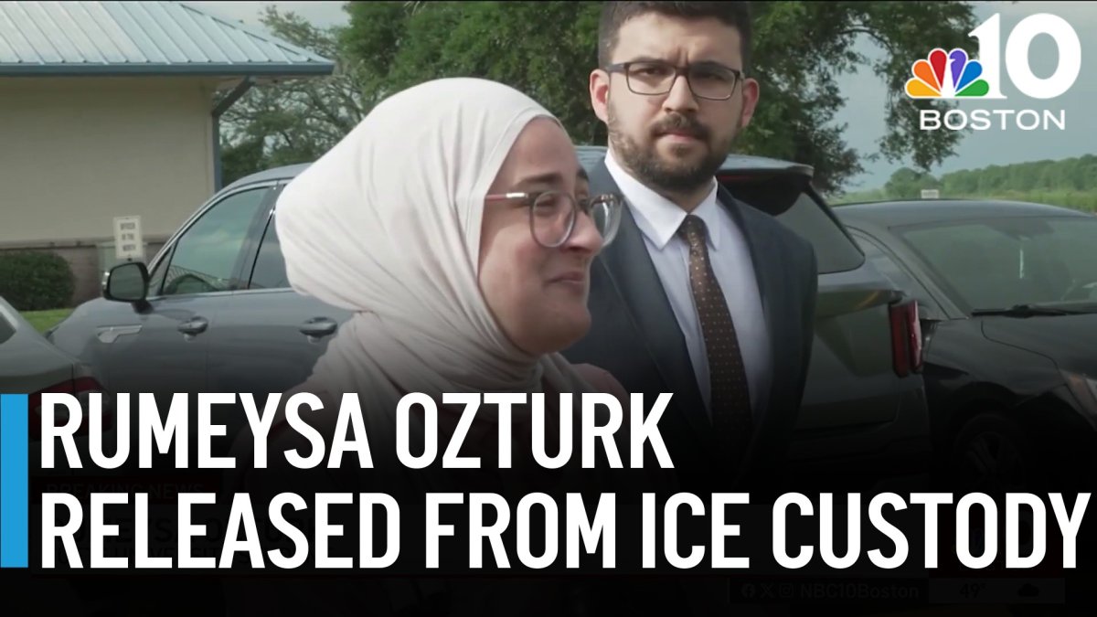 Tufts student Rumeysa Ozturk released from ICE facility in Louisiana ...