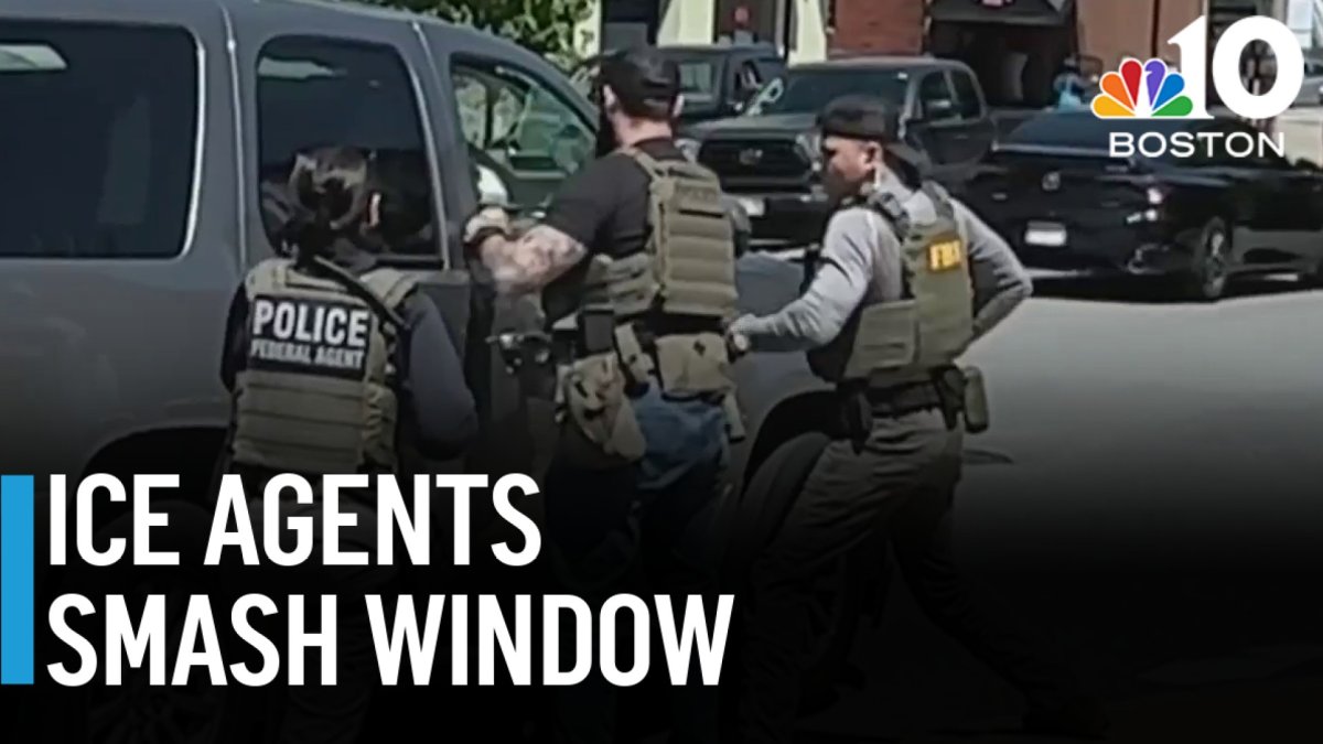 ICE agents smash vehicle’s window to detain man in Chelsea – NBC Boston