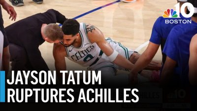 What doctors are saying about Jayson Tatum's ruptured Achilles tendon