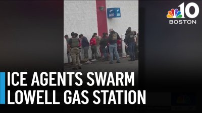 ICE agents swarm Lowell gas station, detaining workers