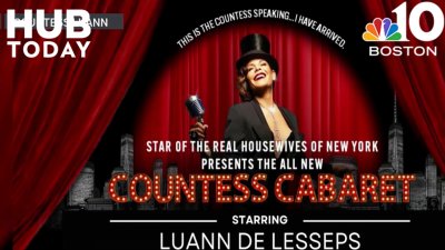 Countess Luann has arrived (in Boston)!