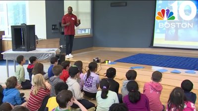 Watertown school gets visit from meteorologist Tevin Wooten