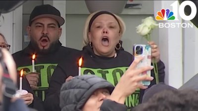 Anti-bullying message at vigil for Peabody teen who died by suicide
