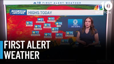Temps in the 70s again Wednesday