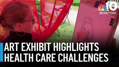 Artist's exhibit highlights health care time constraints