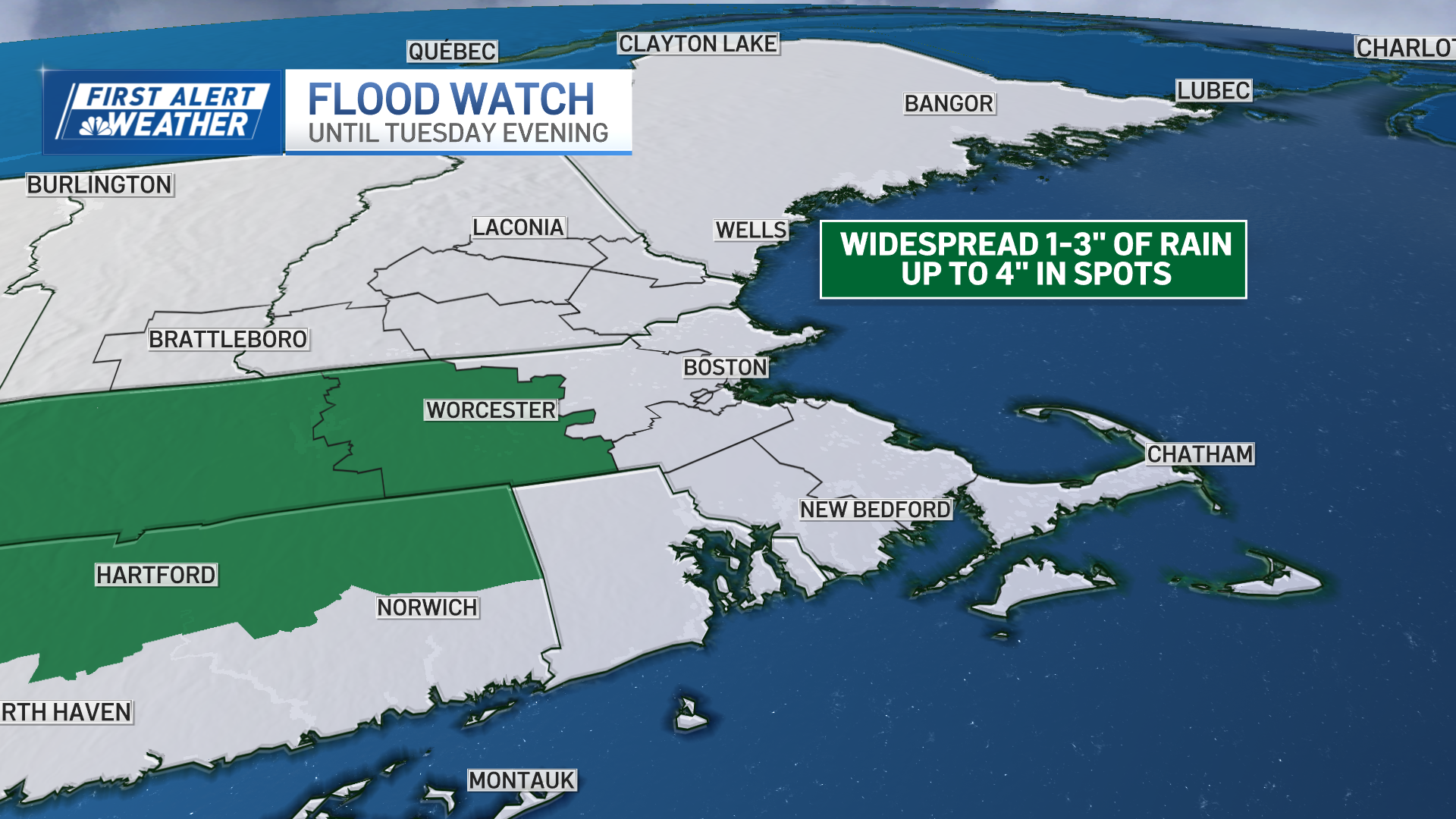 Boston MA rain forecast today – NBC Boston