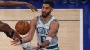 Tatum suffers scary leg injury late in Celtics' Game 4 loss to Knicks