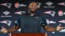Patriots defensive tackle Milton Williams