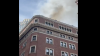 Smoke pours from building in downtown Boston