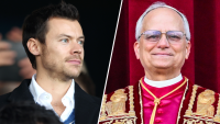 Harry Styles and Pope Leo