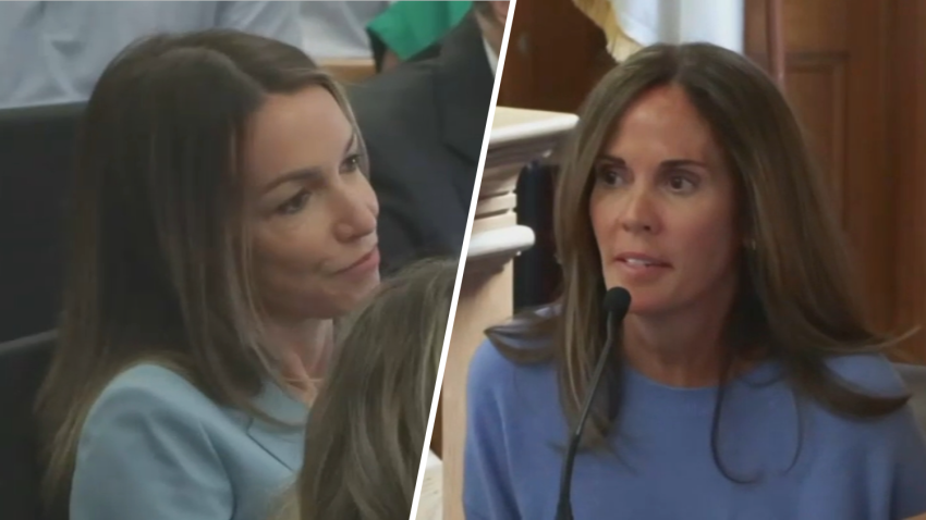 Karen Read and Jennifer McCabe seen in court for Read’s retrial at different times on Wednesday, April 30, 2025.