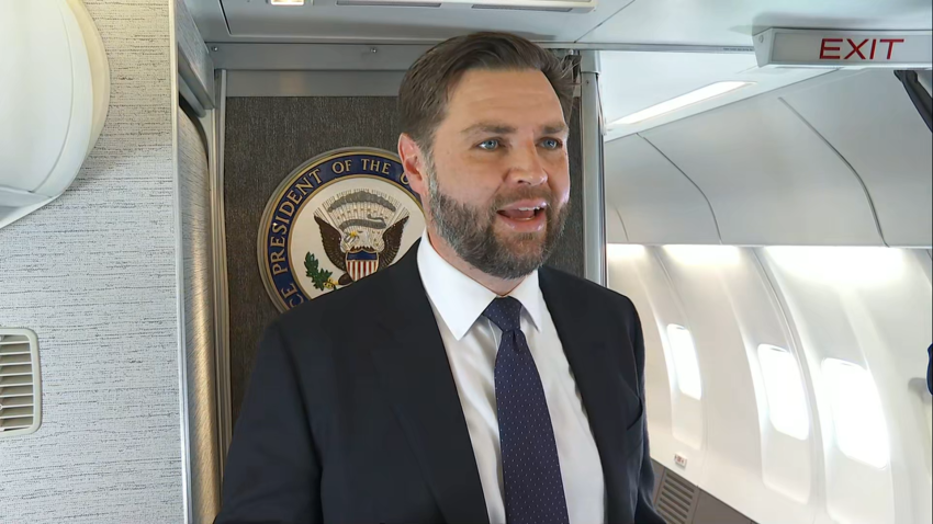 Vice President JD Vance on his airplane
