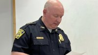 Lincoln, Massachusetts, Police Chief Sean Kennedy in an April photo posted to Facebook by the department.
