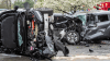 Multiple vehicles damaged in wild crash in NH Market Basket parking lot