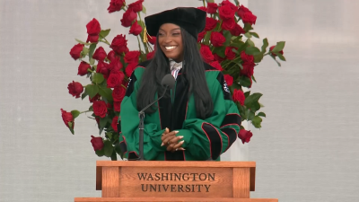 Simone Biles talks Olympics in commencement speech: ‘Being the GOAT was never the goal'