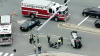 Waltham police cruiser rolls over, emergency crews on scene
