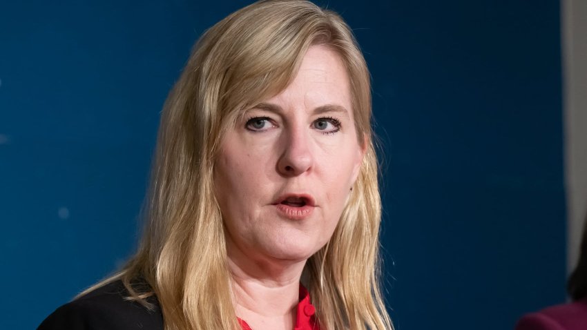 Minnesota Legislature House Speaker Melissa Hortman, DFL-Brooklyn Park held a morning press conference to lay out the priorities of the DFL majority Wednesday, Jan. 4, 2023  St. Paul, Minn.