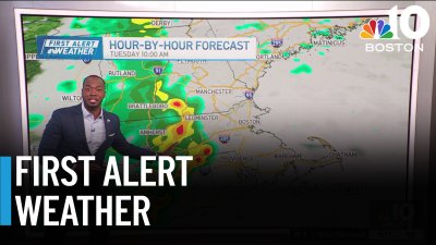 Boston forecast: Cooler temps, storms possible Tuesday