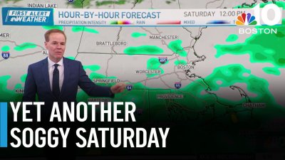 Boston set for record 13th straight rainy Saturday