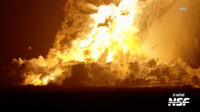 SpaceX rocket explodes in Texas during testing