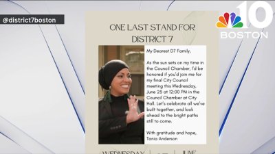 Tania Fernandes Anderson to attend last Boston City Council meeting today