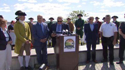 Officials hold press conference ahead of weekend of events commemorating Battle of Bunker Hill in Gloucester