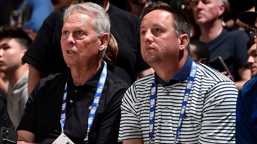 Jazz CEO Danny Ainge and his son, Celtics assistant GM Austin Ainge
