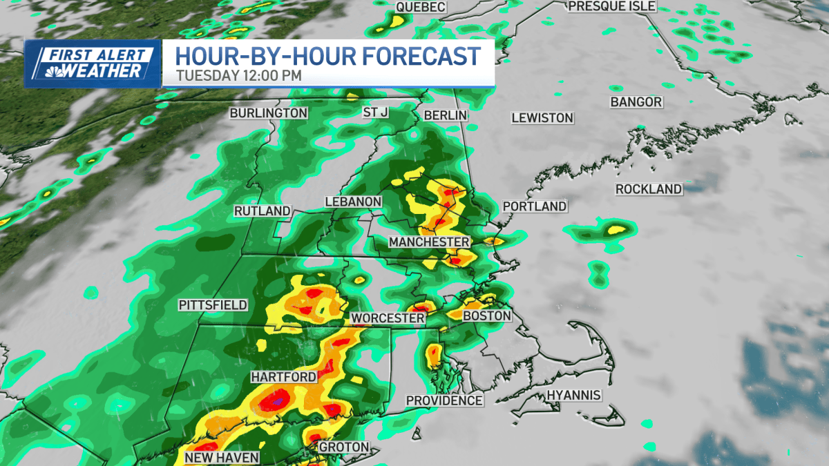Severe thunderstorms possible in Mass. on Tuesday – NBC Boston