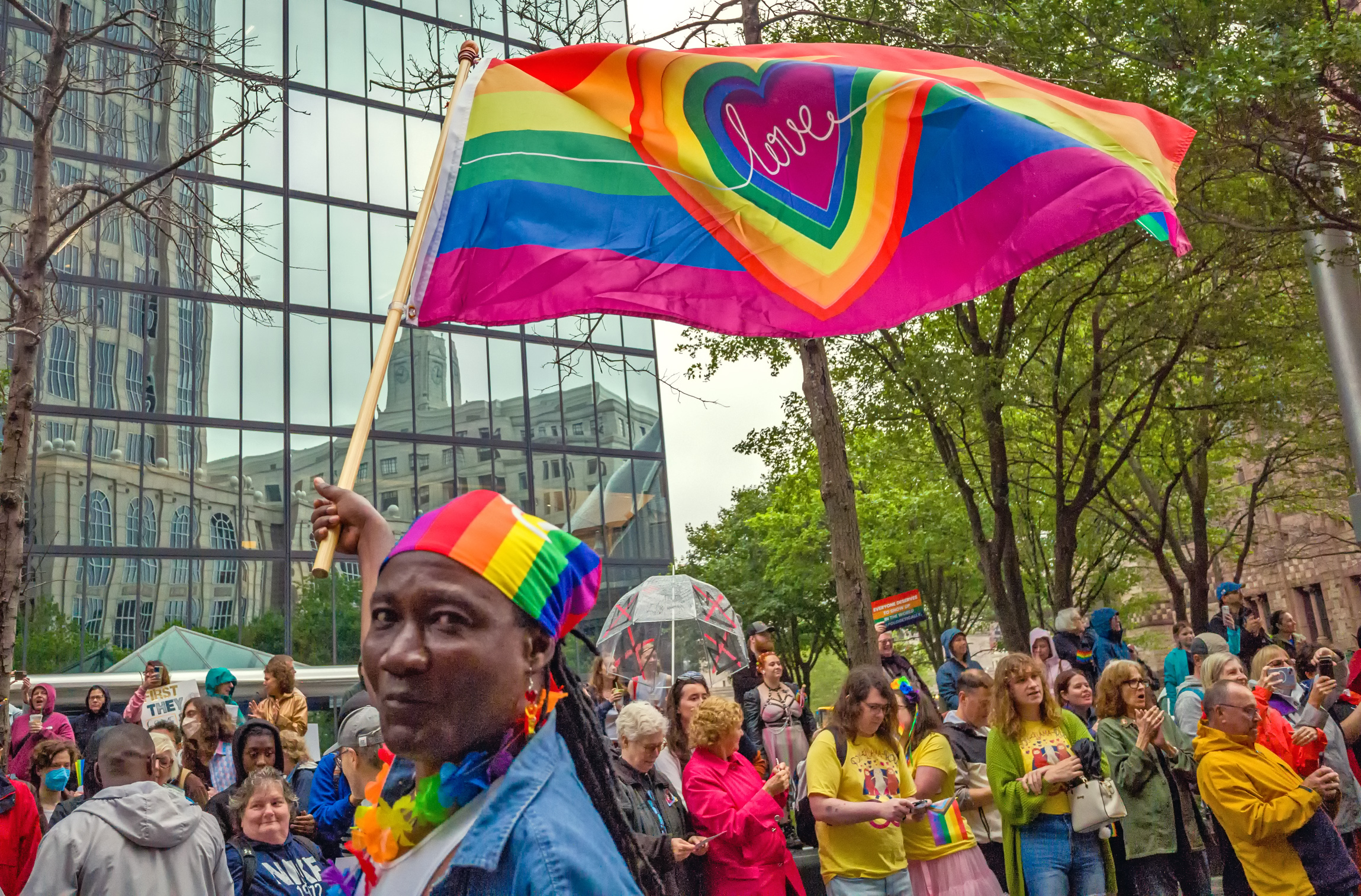 PHOTOS: Thousands march through streets of Boston for city's annual Pride parade
