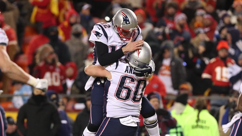 Tom Brady and David Andrews