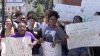 Woburn high school students protest teacher layoffs