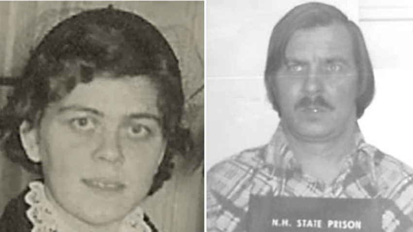 Katharina Reitz Brow (left) and the man now believed to have killed her, Joseph Leo Boudreau.