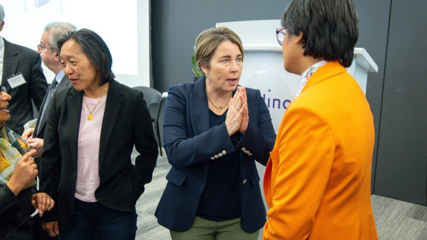 Gov. Maura Healey recently visited Cambridge biotech Cellino, hosted by CEO Nabiha Saklayen, to celebrate the company’s new collaboration with Mass General Brigham to set up the first-ever on-site facility to make personalized stem cells.  .