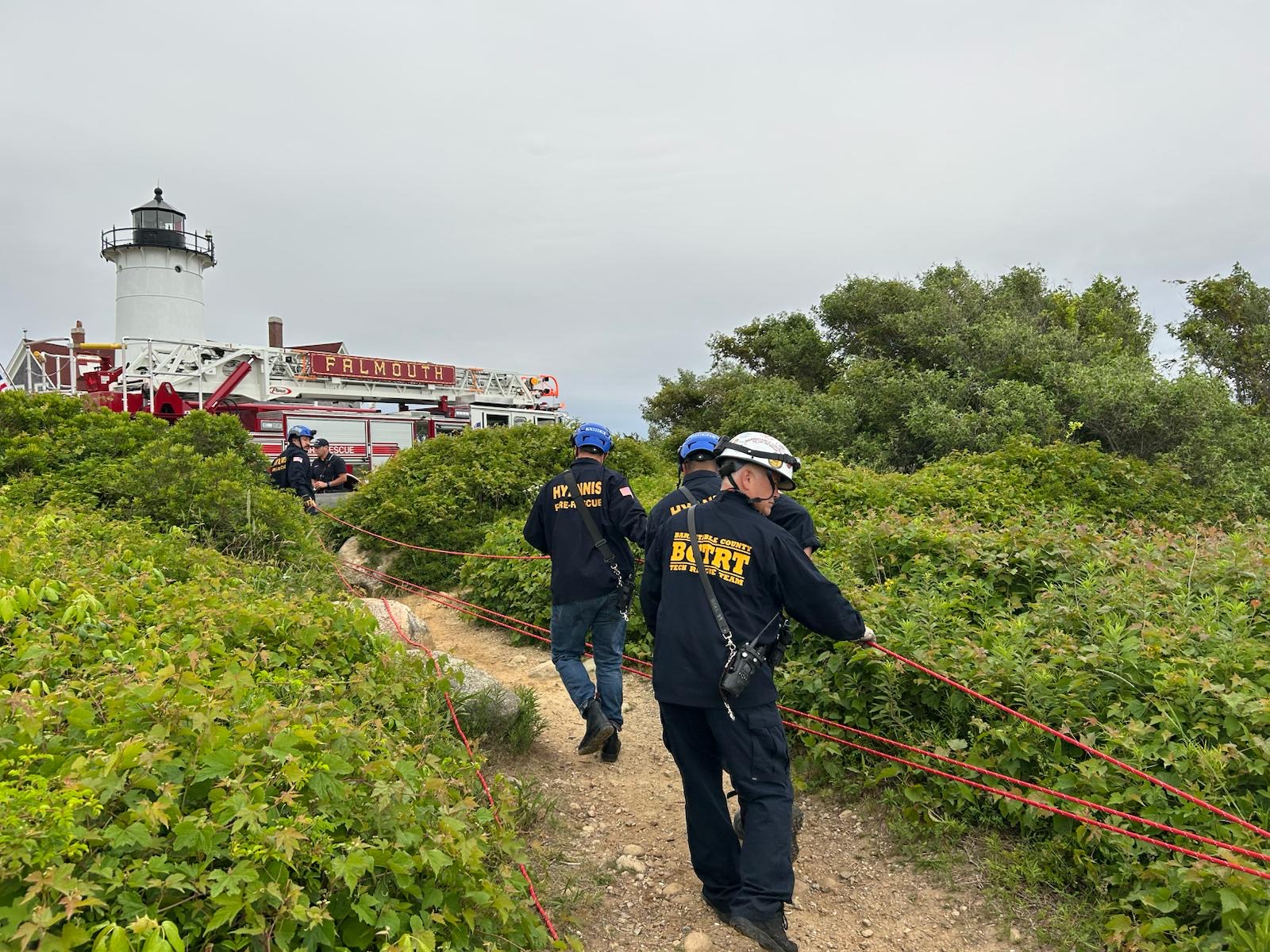 Injured person rescued near Nobska Lighthouse in Falmouth, MA – NBC Boston