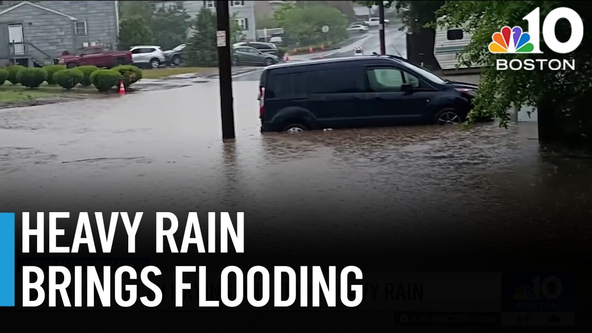 Heavy rain brings flooding in Mass. – NBC Boston