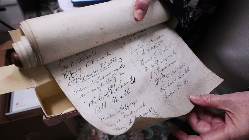 A recently found, 178-year-old anti-slavery scroll